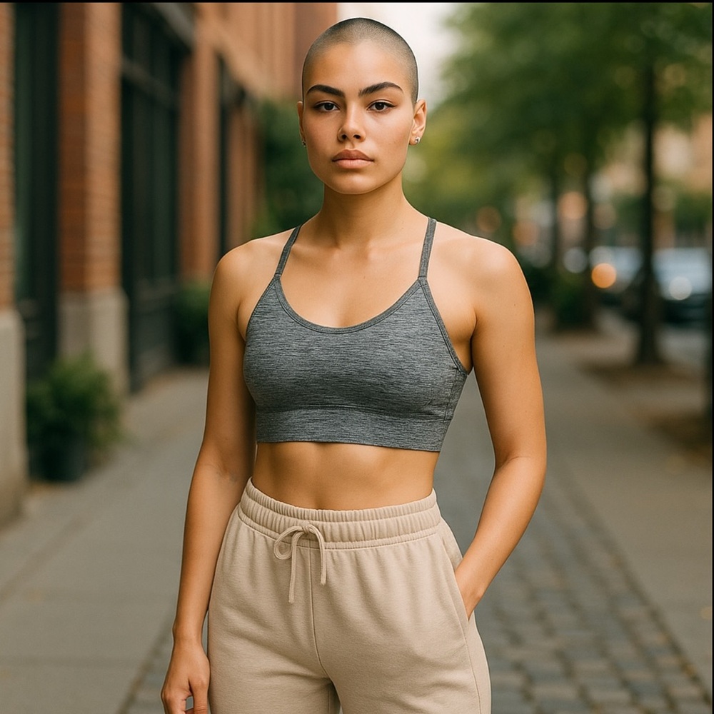Cotton on body Women's Gray Sports Bra